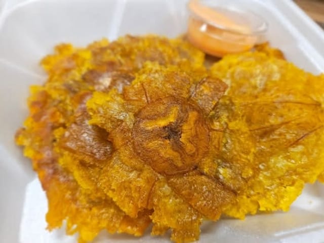 Fried Green Plantains.