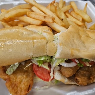 South Beach Fish Sandwich / sandwich de pescado